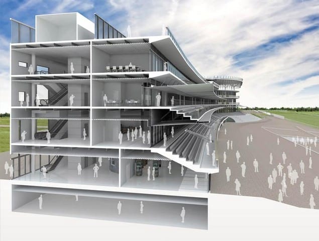 The Curragh Racecourse Grandstand   DesignRulz.com