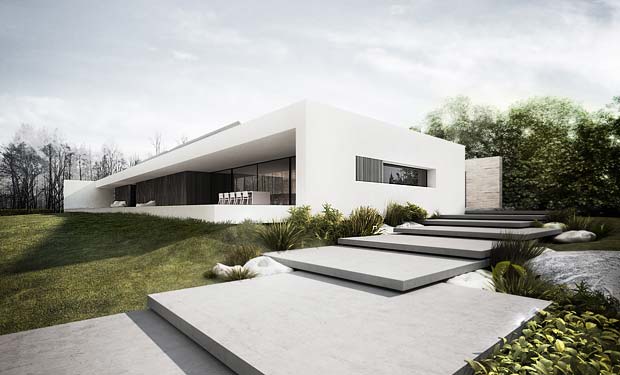 Holiday house on the lake Nieslysz, Poland by Tamizo