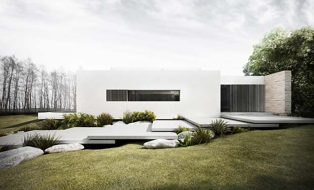 Holiday house on the lake Nieslysz, Poland by Tamizo