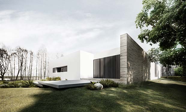 Holiday house on the lake Nieslysz, Poland by Tamizo
