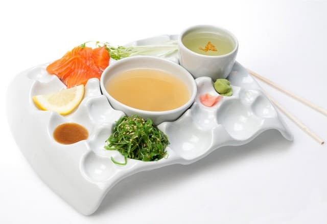 Plate for sushi food