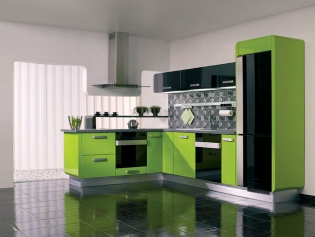 Kitchen in green! 