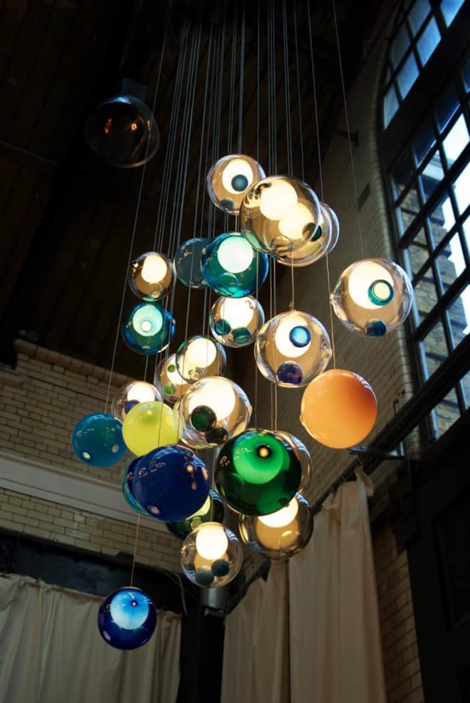 Glass Ball Chandeliers Wonderfully Magical Lighting by Bocci DesignRulz.com