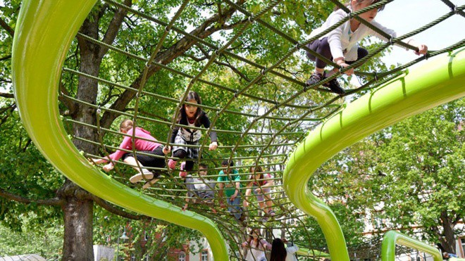 Sculptural Playground in Schulberg, Germany by ANNABAU DesignRulz.com Sculptural Playground in Schulberg, Germany by ANNABAU DesignRulz.com