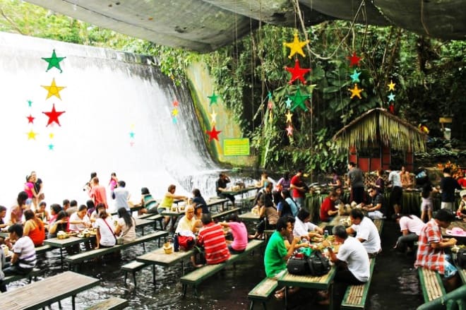 Villa Escudero Waterfalls Restaurant