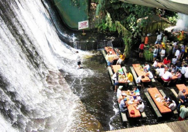 Villa Escudero Waterfalls Restaurant