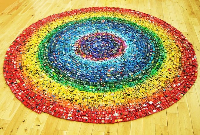 Rainbow Car Atlas Made of 2,500 Toy Cars DesignRulz.com Rainbow Car Atlas Made of 2,500 Toy Cars DesignRulz.com