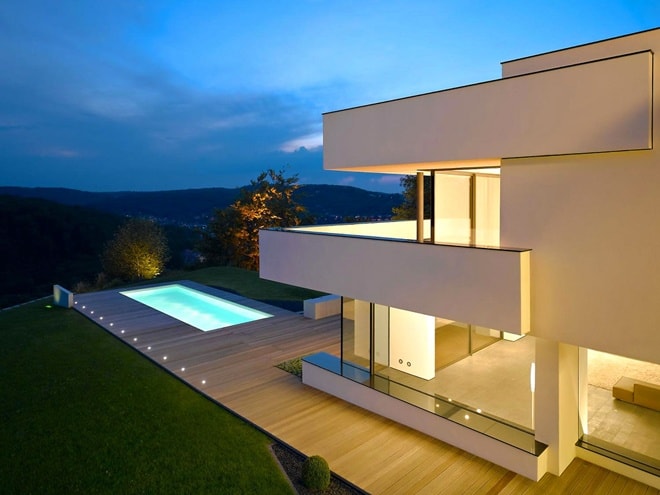 Spectacular House with Fantastic Views Over the Pool, Stuttgart