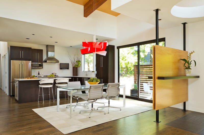 Warm Contemporary Interior Design by GS Architects, USA