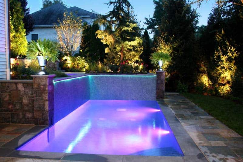 Strategic Lighting Design in a Swim Pond